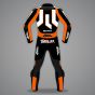 Jack Miller Sportbike Race Suit KTM Winter Test 2022 back view