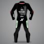 Jonathan Rea Leather Suit Motorcycle Kawasaki Jerez Test 2022 back view