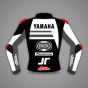 Jonathan Rea Yamaha Black and White Moto Jacket 2023 WT back view