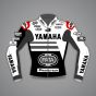Jonathan Rea Yamaha Black and White Moto Jacket 2023 WT front view