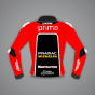 Jorge Martin Ducati Pramac Jacket British GP 2024 back view
