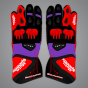 Jorge Martin Motorcycle Track Gloves MotoGP 2024 upper view