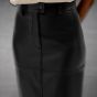 leather a line midi skirt side view