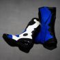 Blue Biker Boots
