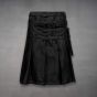 Leather Mens Gothic Kilt front view