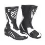 Legend Leather Mens Moto Boots Black & White