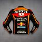 Marc Marquez 93 Honda Repsol Black Jacket 2017 back view