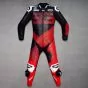 Marc Marquez Leather Motorcycle Overalls Ducati 2023 WT front view