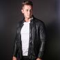 Men Fashion Ice Leather jacket