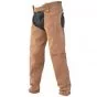 brown leather chaps