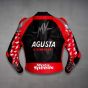 MV Agusta Motorcycle Rider Jacket 2020 back view
