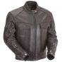 Naked Leather Riding Jacket with Gun Pockets