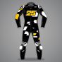 Raul Fernandez Black Motorcycle Suit Aprilia Winter Test 2022 front view