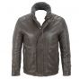 Jacket with Removable Shearling Collar