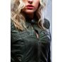 sassy leather jacket women