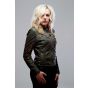 sassy leather jacket women