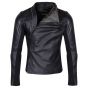 slim fit leather jacket    2017