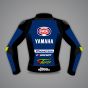 Toprak Razgatlioglu Yamaha Riding Jacket Blue WSBK 2023 back view
