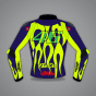 Valentino Rossi Yamaha Motorbike Jacket Blue MotoGP 2024 back view