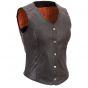 Women Leather Motorcycle Vest