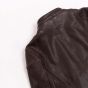 Leather Cafe Racer Jacket Womens Brown shoulder
