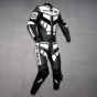 Yamaha R Racing Leather Suit Gun Metal right view