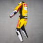 Yellow Leather Suit Francesco GP 2023 left side view