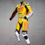 Yellow Leather Suit Francesco GP 2023 left view