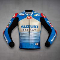 suzuki leather racing jacket