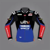 Andrea Dovizioso Yamaha Biker Jacket MotoGP 2022 front view