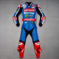 Blue Motorcycle Leathers