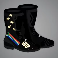 Brad Binder Moto Leather Shoes MotoGP 2024