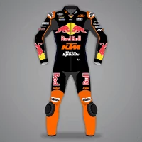 Brad Binder Red Bull KTM Rider Suit MotoGP 2024 front view