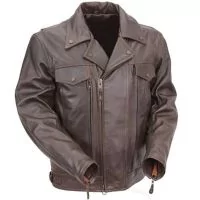 mens leather motorcycle jacket