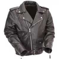 motorcycle leather jacket men