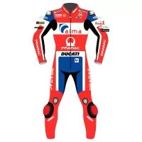 Danilo Petrucci Ducati MotoGP 2018 Leather Suit front view
