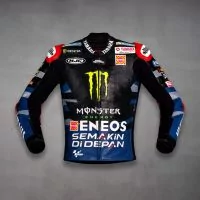 Fabio Quartararo Bike Riding Jacket Yamaha MotoGP 2023 front view
