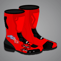 Fabio Quartararo Road Racing Shoes MotoGP 2024