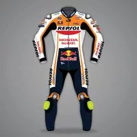 Joan Mir Repsol Honda Leathers MotoGP 2023 front view