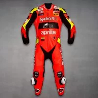 Jorge Lorenzo Aprilia GP 2007 Leather Suit front view
