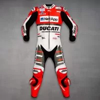 Jorge Lorenzo Ducati MotoGP 2018 Leather Suit front view