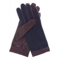 women's leather half palm gloves