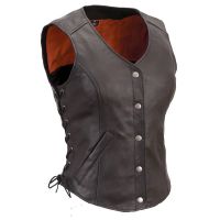 motorcycle vest leather