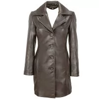 leather trench coat womens