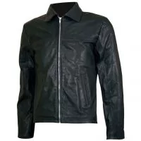 layer cake leather jacket