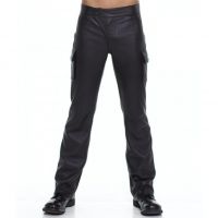 Leather Boston Pants front view
