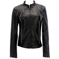 leather riding jacket women