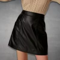 Leather Mini Skirt