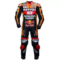 Marquez 93 Honda Repsol Black Suit 2017 front view