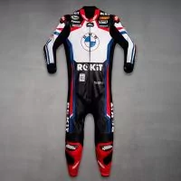 Michael Van Der Mark Road Race Suit BMW WSBK 2023 front view
